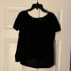 Ann Taylor LOFT Black Women's Top Small